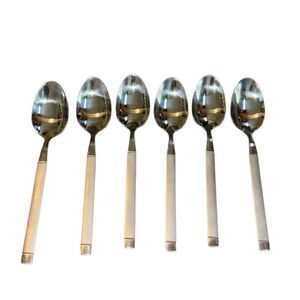 Farberware stainless steel Alexandria 6 dinner spoons